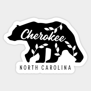 Cherokee North Carolina Tourist Souvenir Sticker